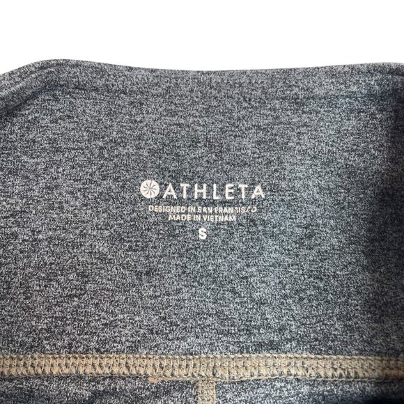 Athleta Salutation Stash High Rise 7/8 Leggings Heathered Grey Small - Picture 4 of 7